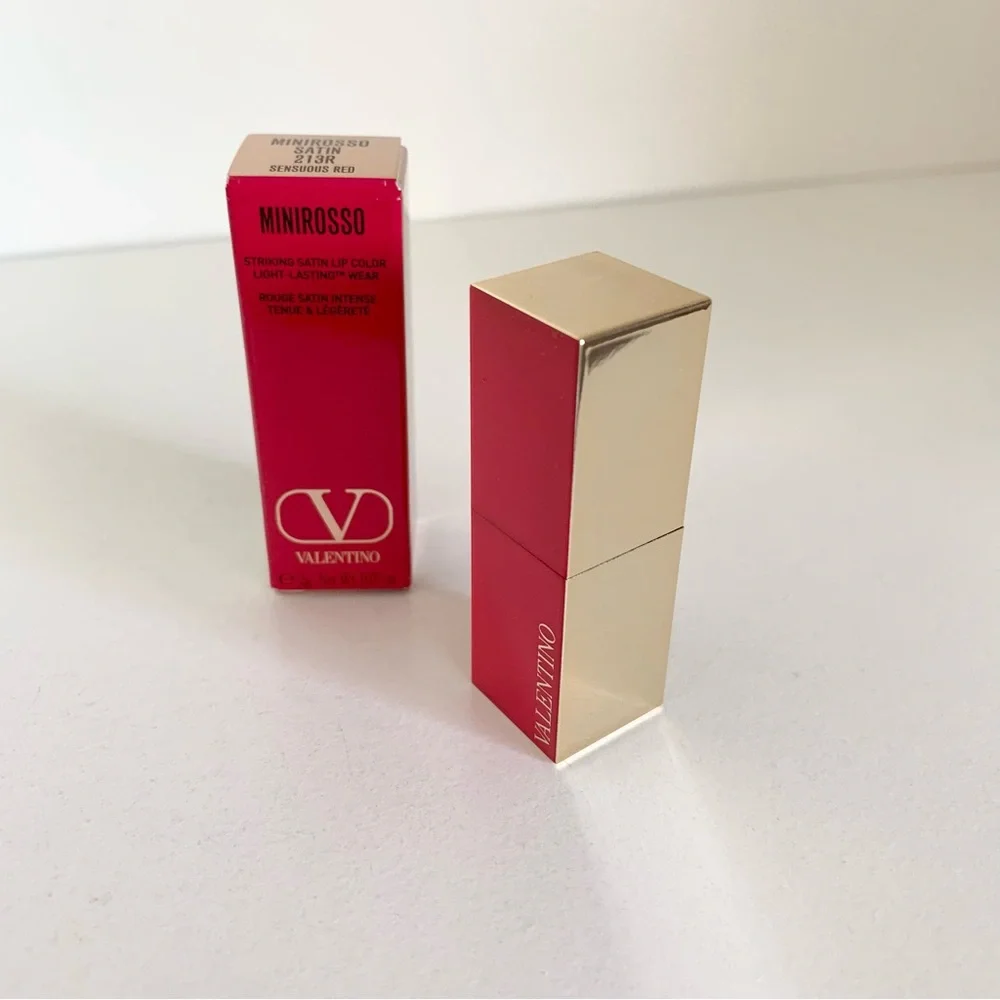 Valentino rouge satin lipstick intense long lasting